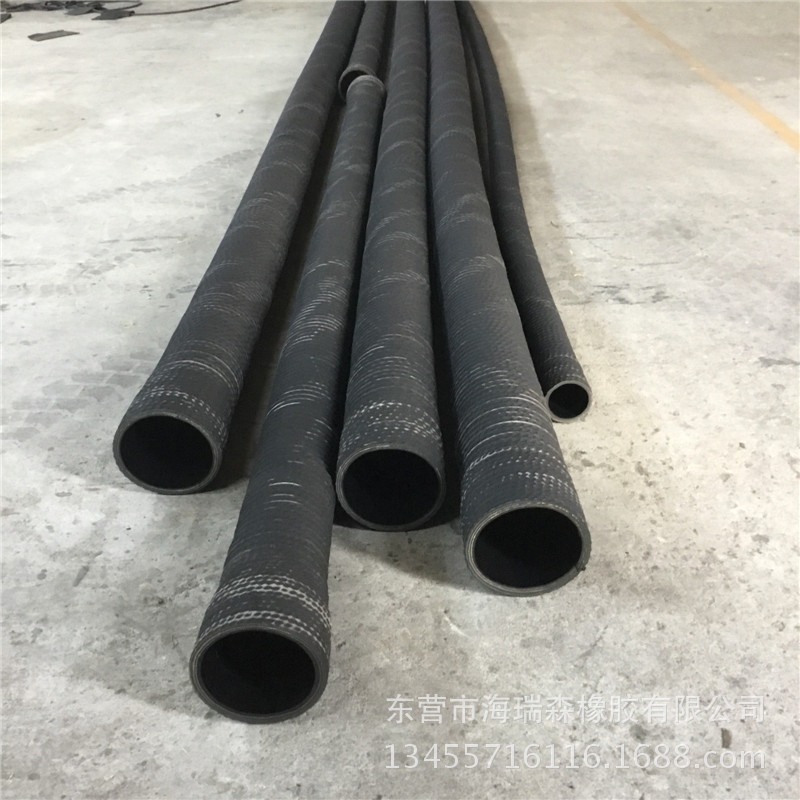 淘金挖沙耐磨高强度红头橡胶钢丝管吸排泥砂水耐腐红头橡胶钢丝管