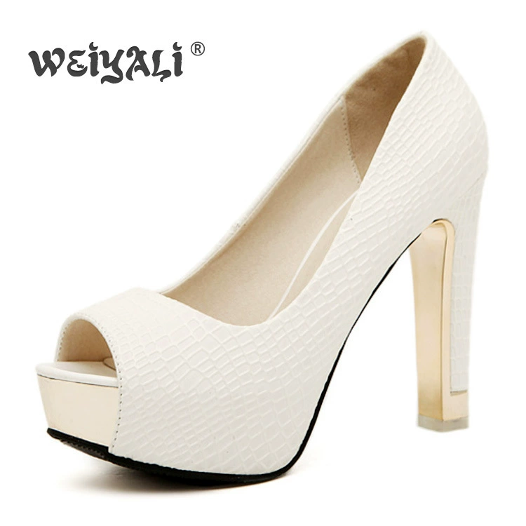 Прямая продажа по заводской цене, 2023, новые туфли на высоком каблуке с рыбьим ртом, женские водонепроницаемые туфли на платформе для ночного клуба, OL, универсальные элегантные туфли на массивном каблуке, женские модные