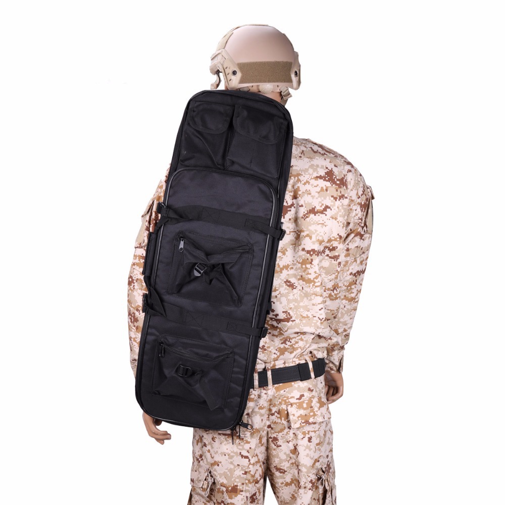Bolsa de pistola de hombro al aire libre 85CM camuflaje bolsa cuadrada de hombro táctica CS bolsa de pistola 100cm bolsa de pesca de caza al aire libre