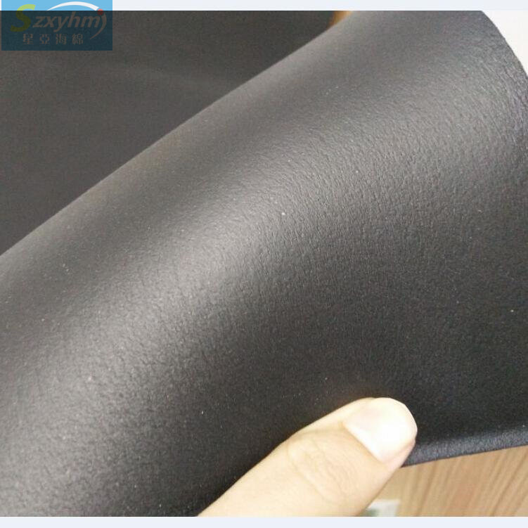 生产5mm厚度背胶贴合NBR橡胶海绵干衣机内置专用防震片材