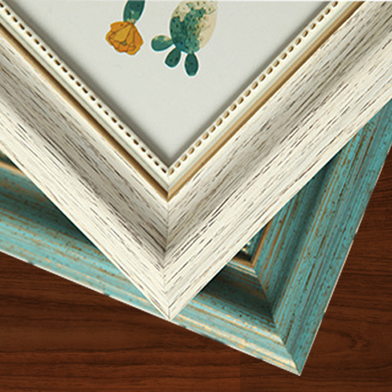 Retro old PS foam photo frame picture frame set table Studio 5 inch 6 inch 7 inch model room decorative photo frame