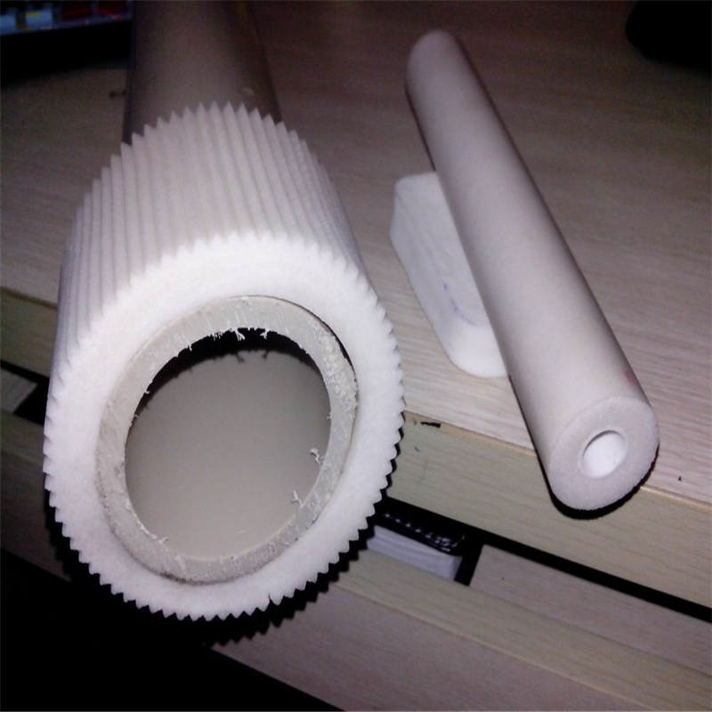 环保不伤肤米黄PVA吸水海绵 细腻无孔滚轴干湿两态海绵