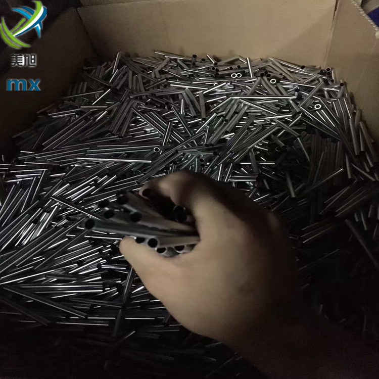 美旭厂家现货供应304不锈钢精密毛细管无毛刺线切割加工折弯打孔
