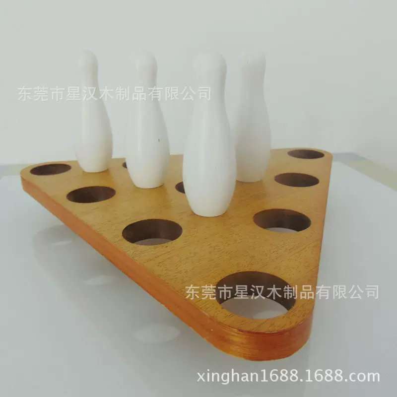 厂家销售 木架  木制保龄球架  批发木制工艺品