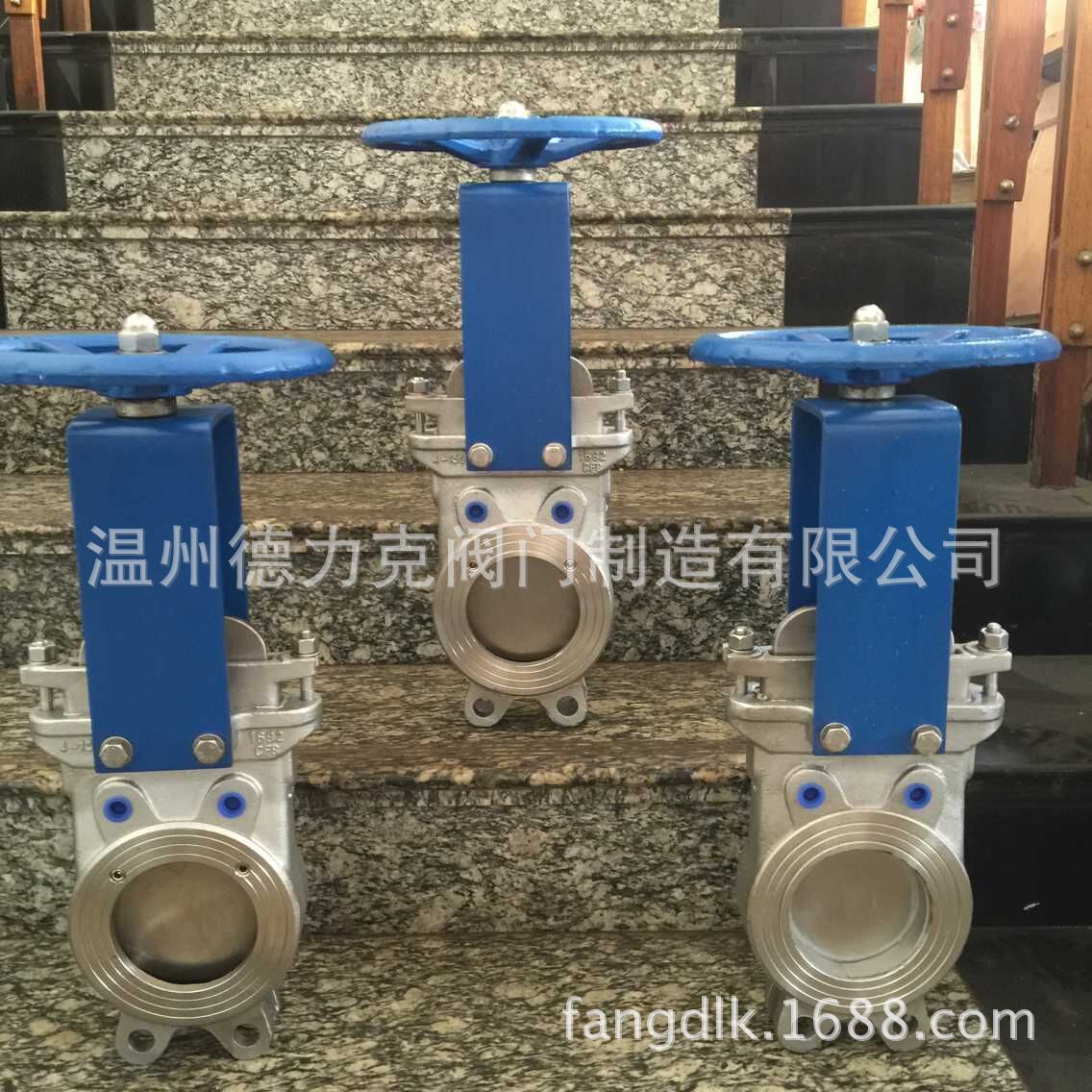 对夹式刀闸阀、全不锈钢刀闸阀， 刀闸阀价位，龙湾永强刀阀