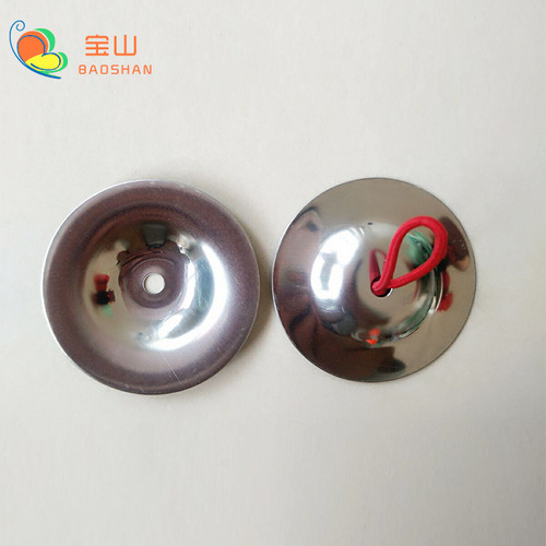 Factory supply copper cymbals, stainless steel cymbals, early childhood educational toys, children's Orff percussion instruments