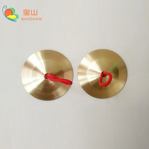 Factory supply copper cymbals, stainless steel cymbals, early childhood educational toys, children's Orff percussion instruments