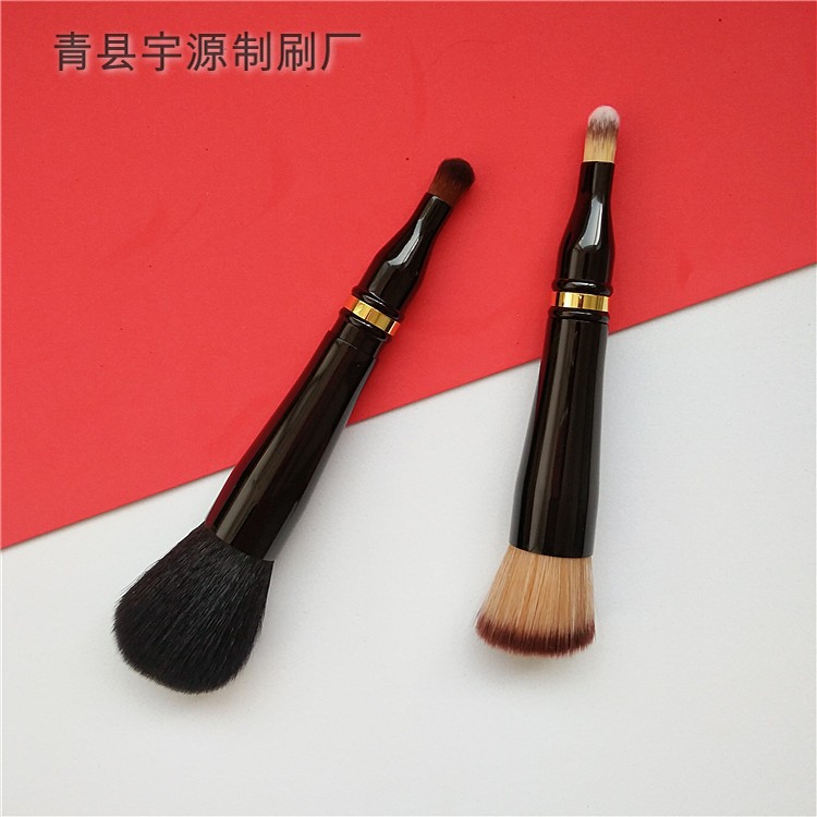 Cepillo de base cepillo suelto cepillo corrector floreciente refrescar cepillo de maquillaje de cuatro cabezas cepillo de maquillaje Cuatro en Uno cepillo de maquillaje Cangzhou cepillo de maquillaje