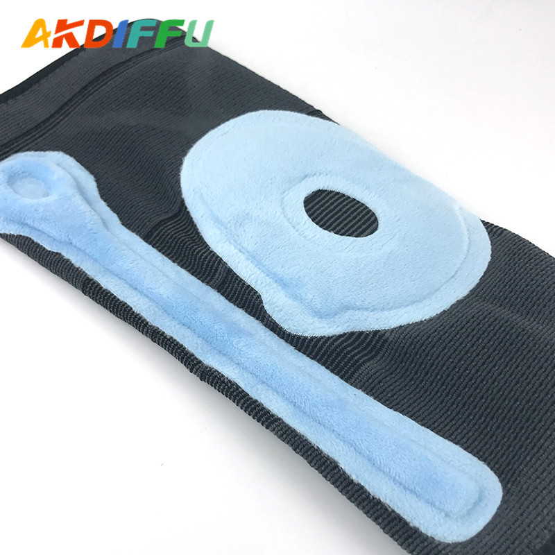 Suministros al aire libre deportes rodillera silicona primavera soporte buffer protección de la presión rodilla almohadilla de silicona fábrica al por mayor