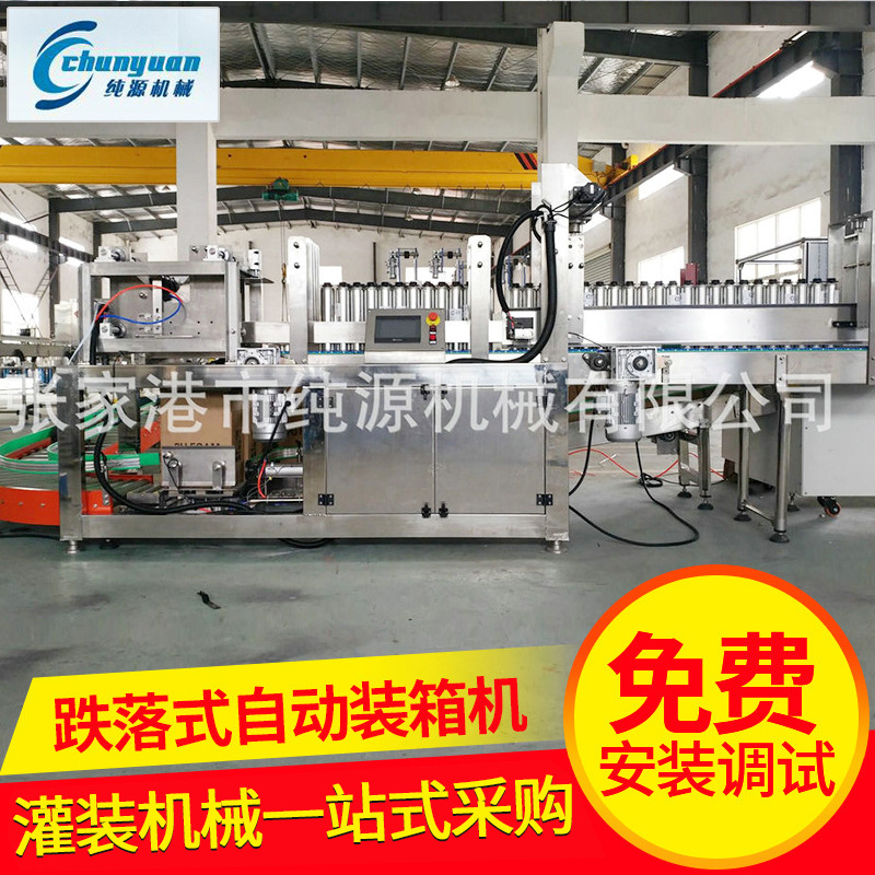 专业厂家小型装箱机 自动流水线瓶装饮料装箱设备 纸箱包装机