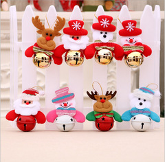 Christmas decoration accessories Christmas tree ornaments bells old man snowman bell hangers Christmas supplies