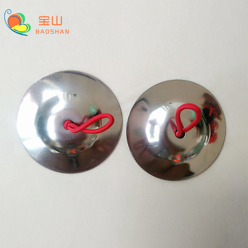 Factory supply copper cymbals, stainless steel cymbals, early childhood educational toys, children's Orff percussion instruments