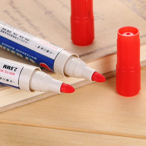 528 whiteboard pen boxed water-based erasable marker black, red and blue optional large whiteboard pen manufacturer wholesale