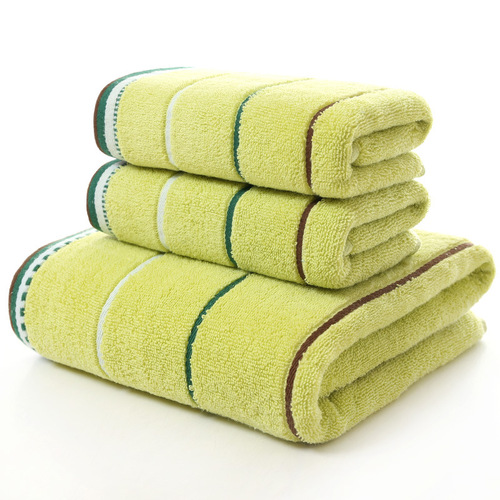 Manufacturer wholesale rainbow strip thickened pure cotton absorbent large bath towel adult wrap business super one-piece drop shipping company benefits