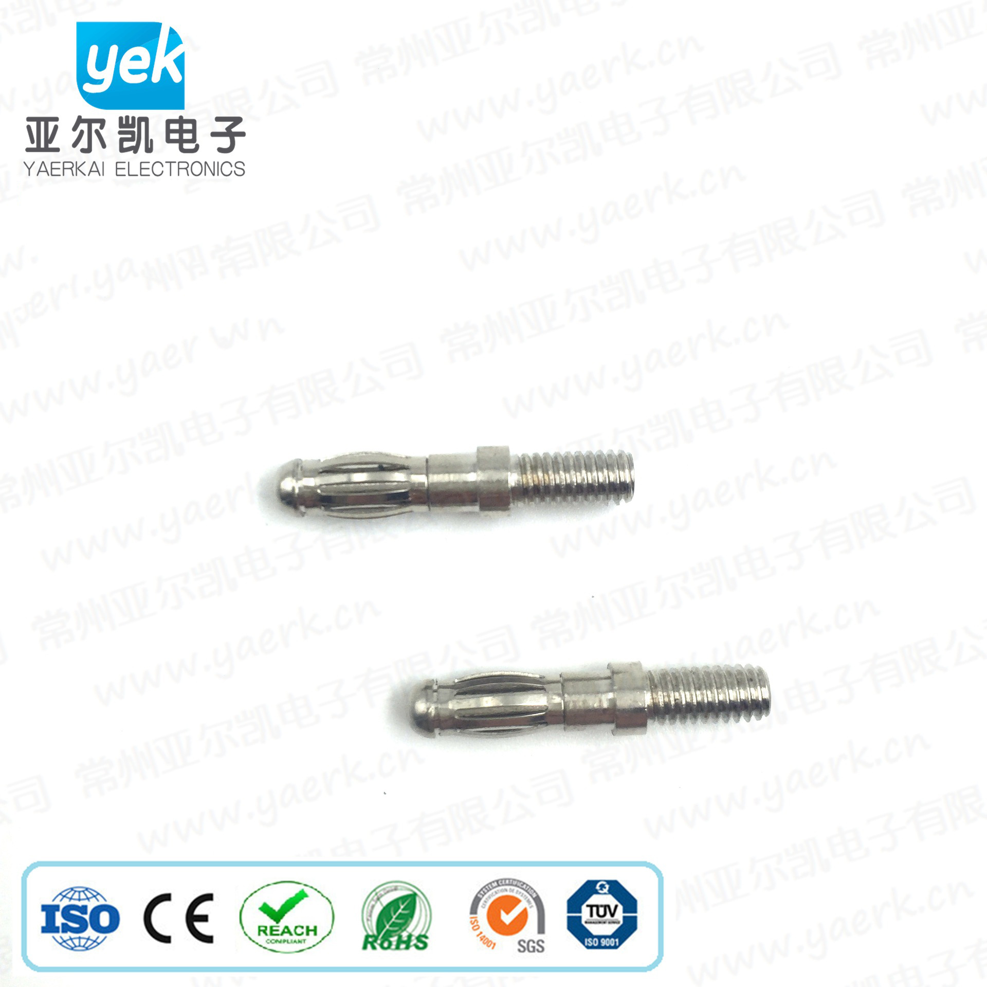 供应灯笼花插头 十字花香蕉插头 香蕉插测试线 电源测试连接线