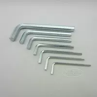 Standard inner hexagonal wound L -shaped flat -headed hexagonal 6 edge tool L shaped inner hexagon wrench