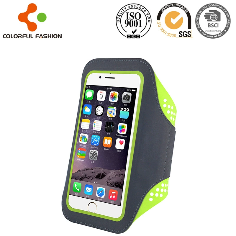 Сертифицированная BSCI Прямая поставка с завода, ультратонкая дышащая удобная повязка для мобильного телефона из лайкры, Высококачественная нарукавная повязка для мобильного телефона