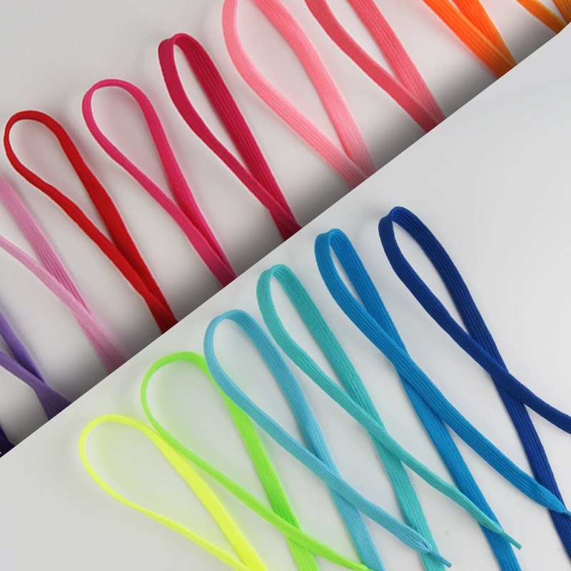 В наличии утолщенные двухслойные плоские шнурки из полиэстера шириной 9 мм, плоские шнурки для обуви, шнурки с колпачками, подходят для кроссовок, плоские шнурки