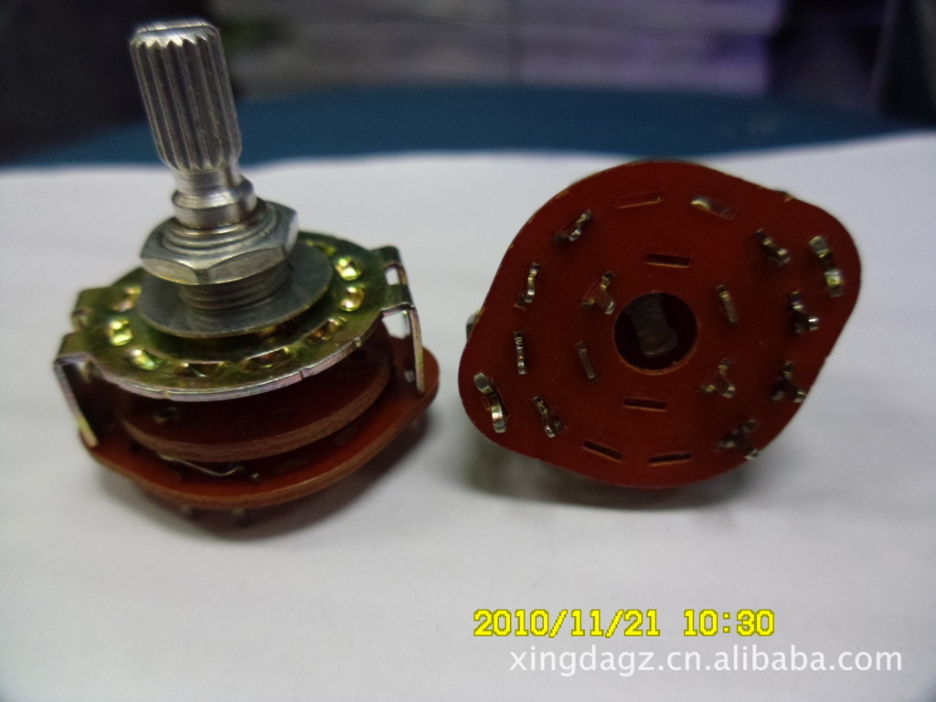 波段开关电位器 档位开关 旋转开关 调速开关