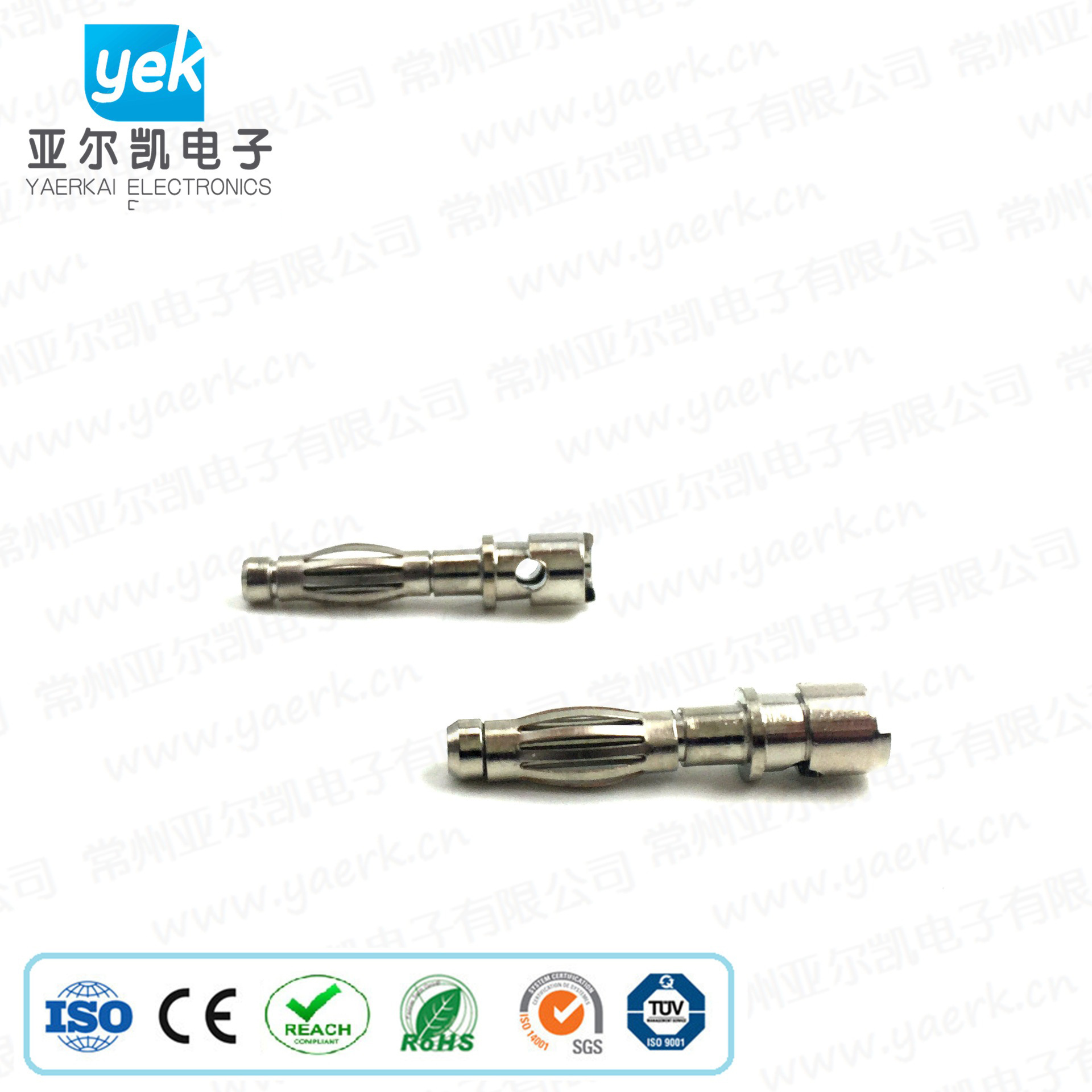 供应汽车电瓶电子元器件 香蕉插头连接器 电源测试连接插头