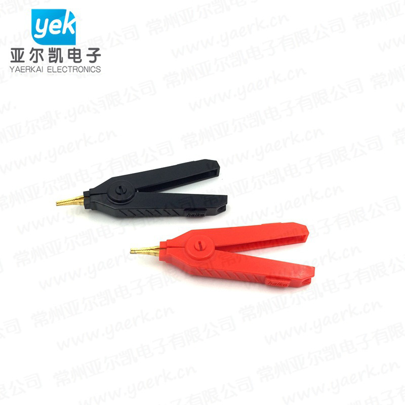 供应尖嘴测试夹 L：90mm充电机链接夹子 测试导线专用夹 鳄鱼夹