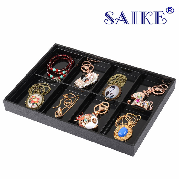 中号8格收纳盘展示盘首饰托盘销售盘格子盘饰品盘