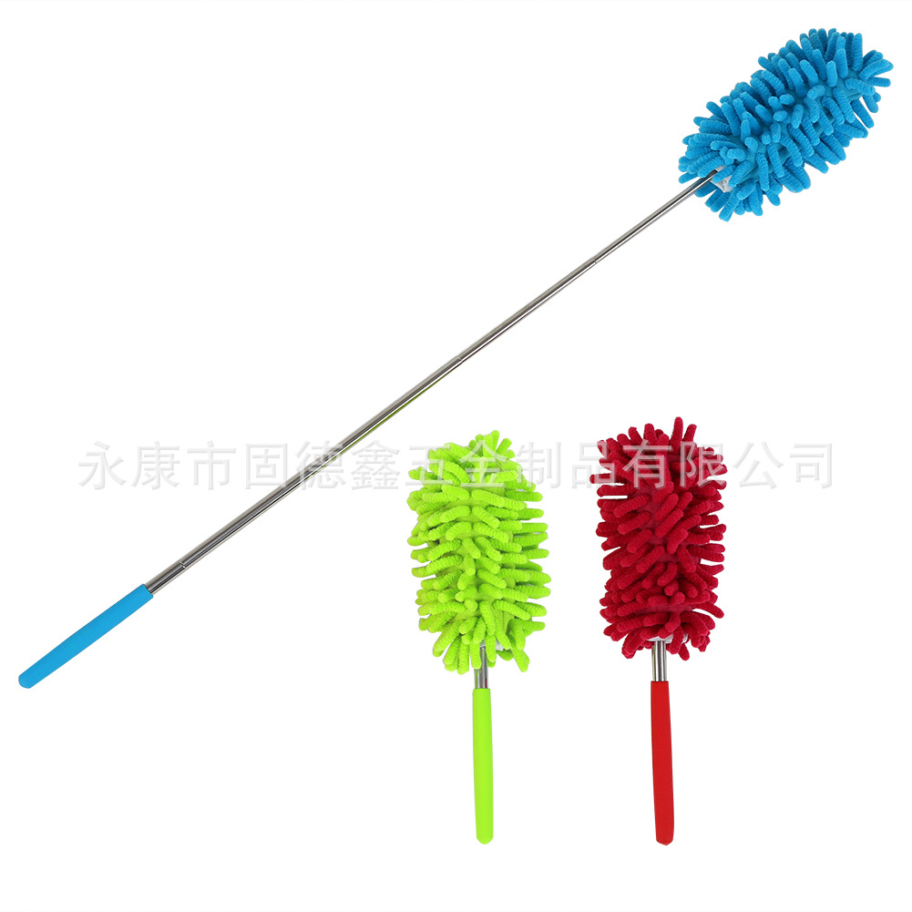 Fábrica caliente Mini chenille plumero eliminación de polvo de limpieza de escritorio plumero retráctil plumero