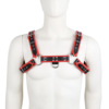 Red chest strap for adults, wholesale, Amazon, worn on the shoulder