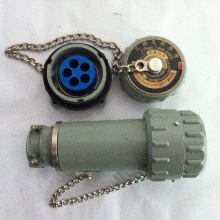 供应防爆三相五级插头插座 YT/GZ150三相五级插销 防爆航空插销