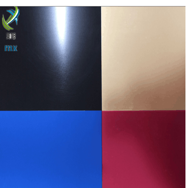 现货供应铝拉丝板5052拉丝铝板氧化红色金色黑色铝板可零切CNC