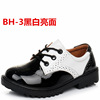 Children's white school shoelaces for leather shoes English style for leisure, Korean style