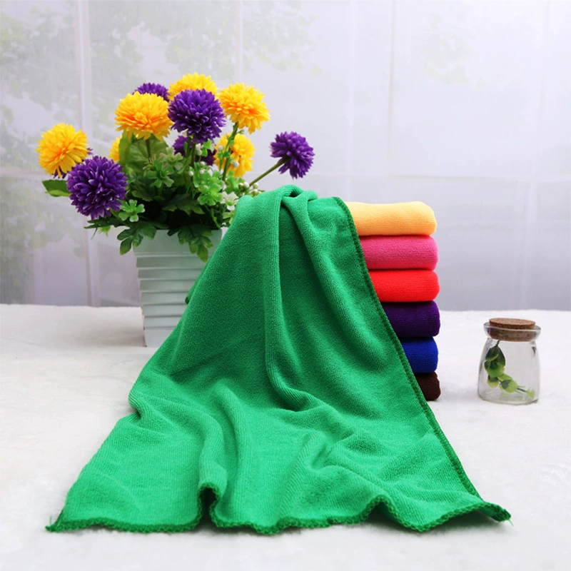 Салфетка из микрофибры 30×30 см, 100% полиэстер, безворсовая впитывающая