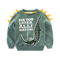 27kids Korean children's clothing wholesale children's sweatshirts boys autumn clothing baby clothes small and medium-sized children's tops first-hand supply