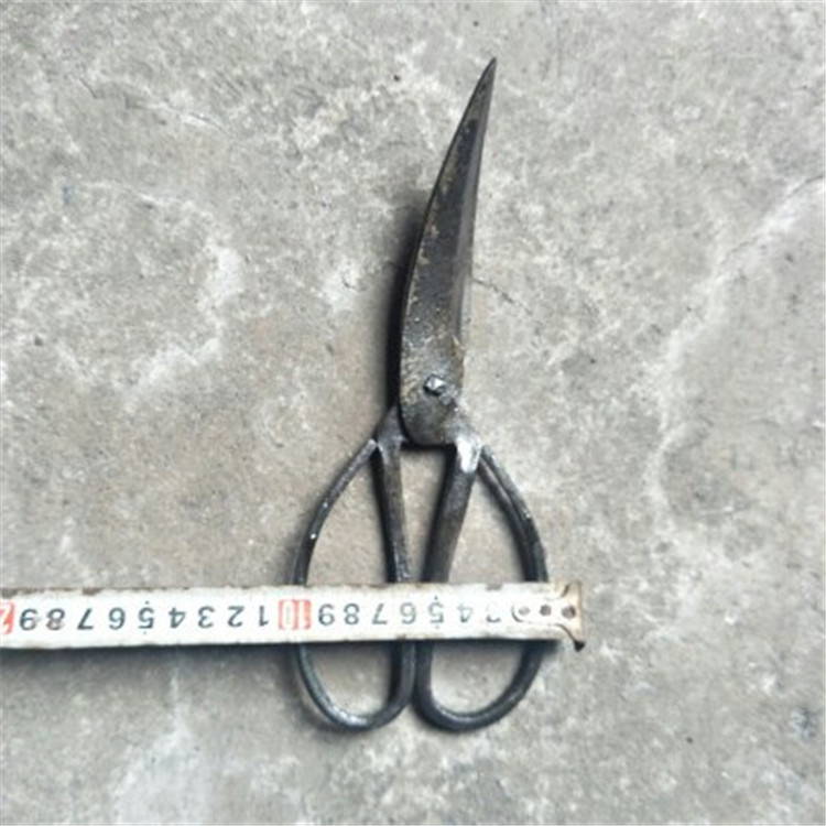 铁皮剪手工锻打一体地毯剪毛毯剪刀5号弯头剪翘头剪毛纱剪夹钢剪