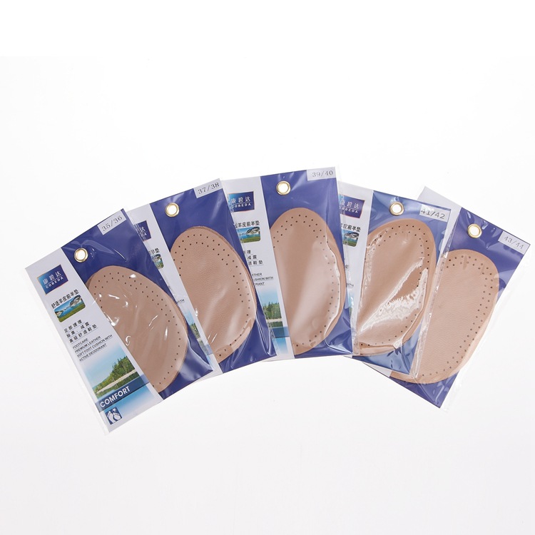 Suministro anti-fricción libre de lesiones de piel de oveja frente media almohadilla al por mayor durable de alta calidad de piel de oveja frente media almohadilla