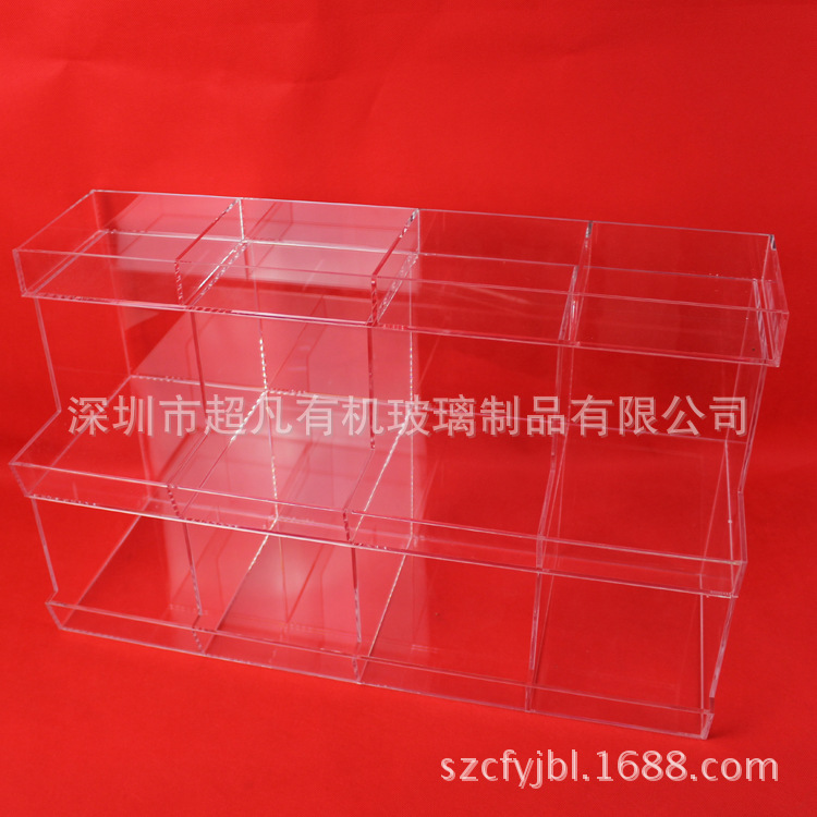 厂家生产有机玻璃眼镜收纳盒产品展示架亚克力眼镜饰品展架