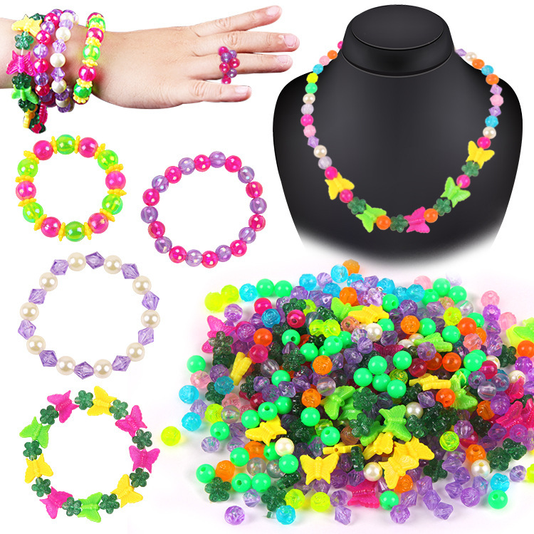 Children's beads handmade with beads