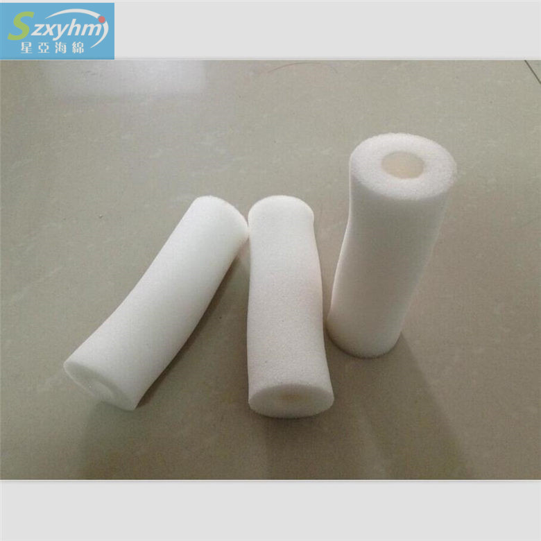 高弹射清洁航空管道海绵柱 空心管线切割海绵 异型防火橡塑海绵管