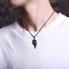 Accessory, pendant stainless steel, fashionable necklace, suitable for import, European style, wholesale