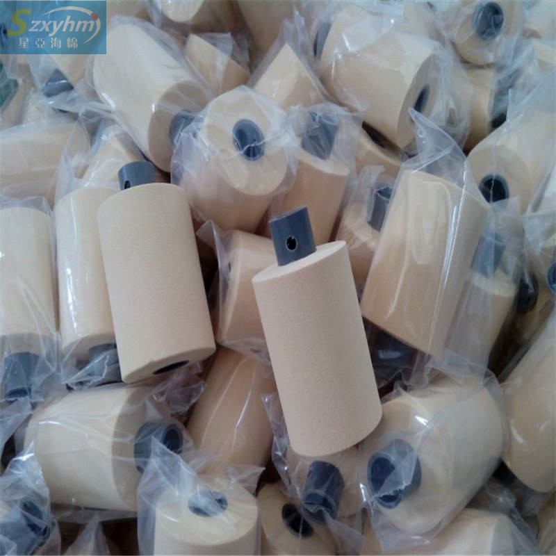 促销PVA吸水清洁汽车海绵擦 高弹海绵吸水PVA可定 做滚轴