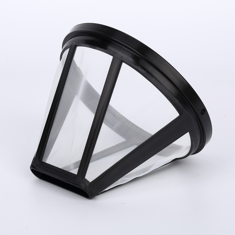 尼龙咖啡过滤篮 咖啡专用固液分离过滤漏斗 耐高温咖啡壶尖斗过滤