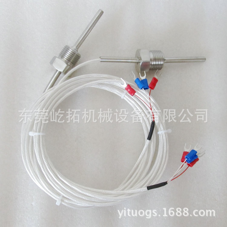 鲍斯温度传感器 PT100螺杆式空压机温度传感器M10*1细牙款