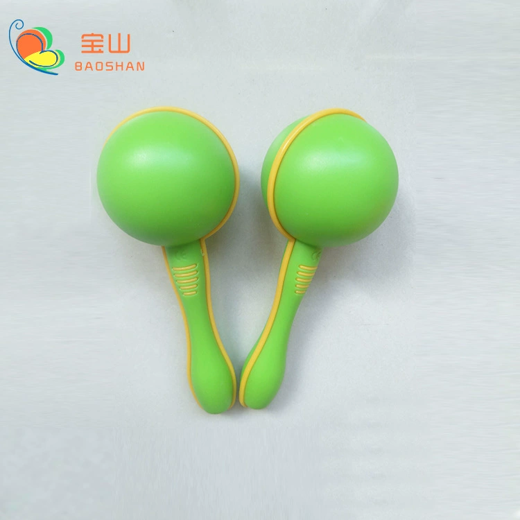 Small plastic maracas, percussion instruments, musical instruments for kindergarten, makes sounds
