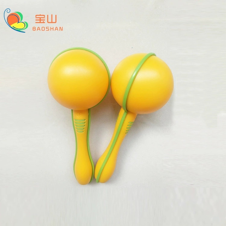 Small plastic maracas, percussion instruments, musical instruments for kindergarten, makes sounds