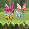 Simulation Butterfly Flower Insert Poor Gardening Pot Pot Pot Popular Plant Shopping Mall Flashing Decoration