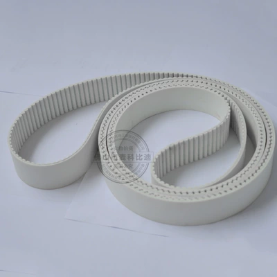 White PU synchronous belt, polyurethane Avtomobil ötürücü kəmərləri
