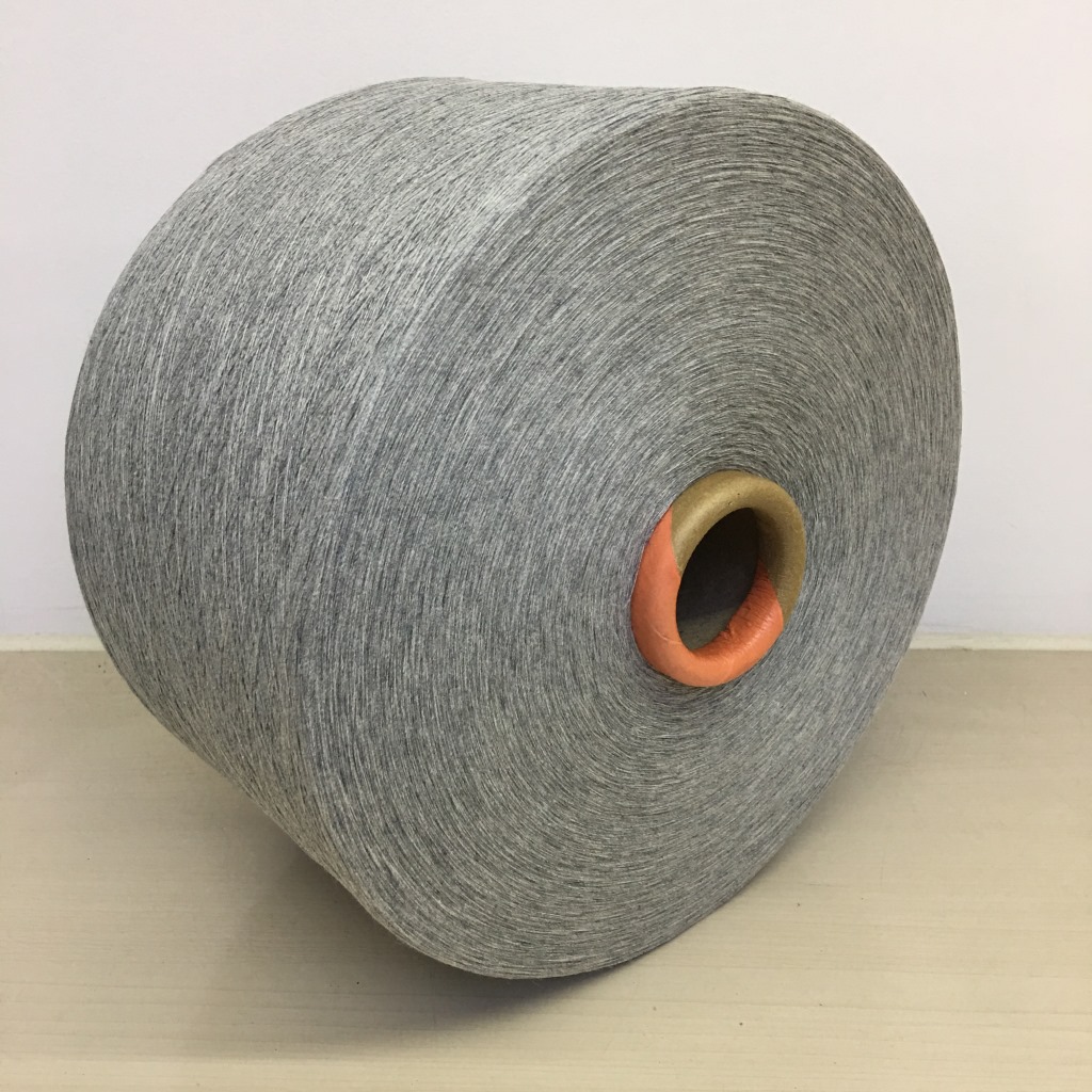 30S/1气流纺OE全棉色纺纱100%原棉2号灰针织用纱KNITTING厂家现货