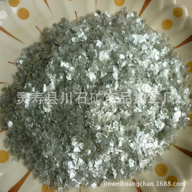 供应优质云母岩片 绿云母 彩色云母 墨绿云母 浅绿云母