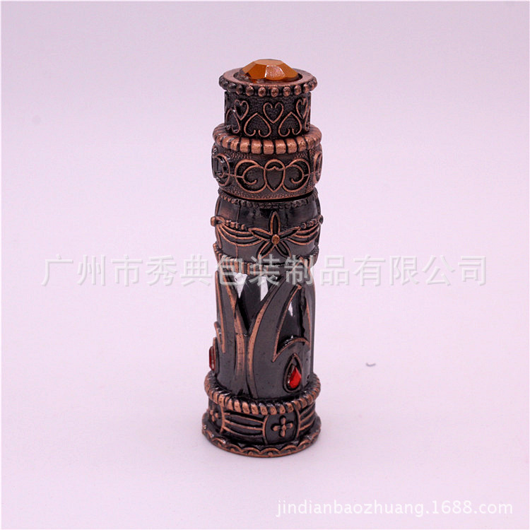 中东香水瓶12ml 玻璃棒涂抹精油瓶 阿拉伯风格化妆品分装瓶子