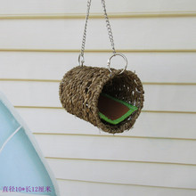 仓鼠荷兰猪豚鼠龙猫过冬保暖棉窝睡房悬挂吊屋仓鼠手编保暖棉窝